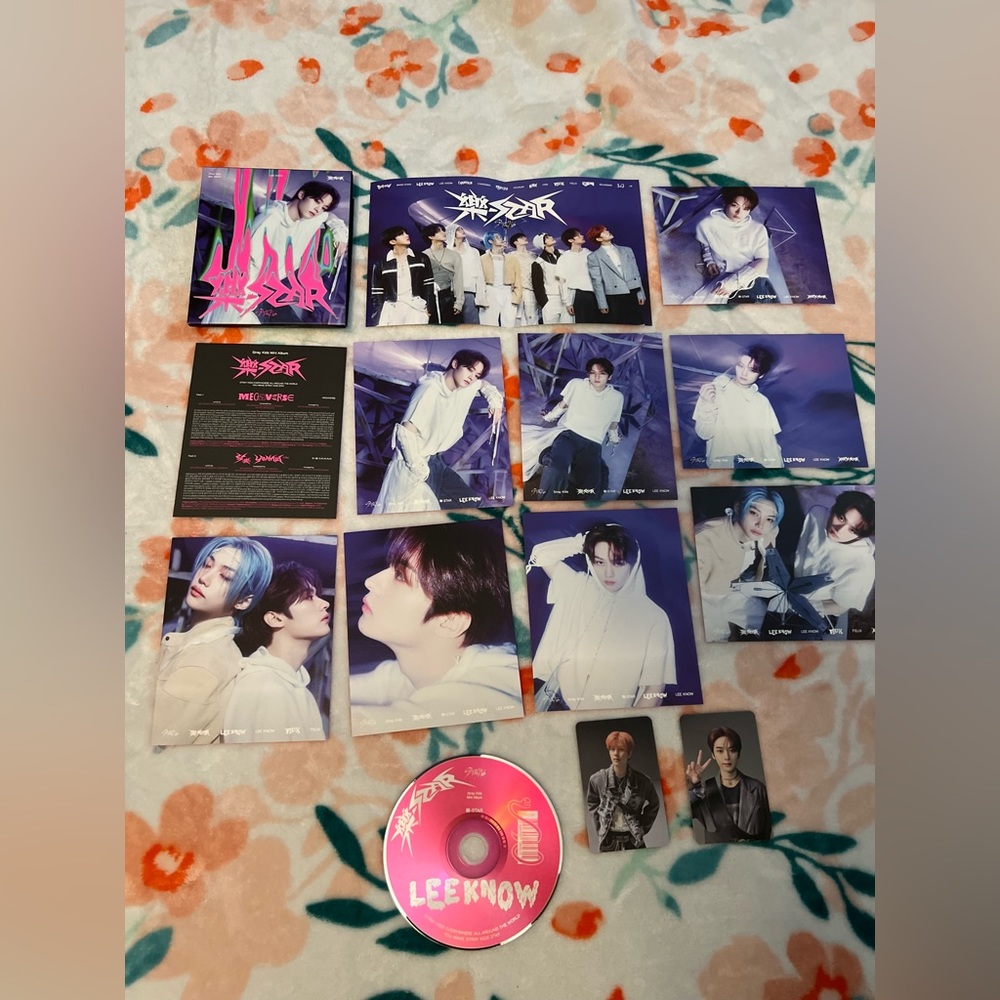 NEW UNSEALED Stray Kids Rockstar Album Postcard Version Lee Know